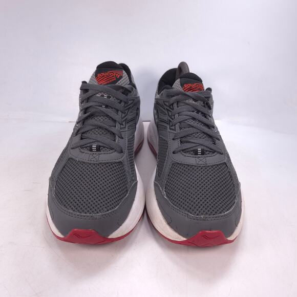 Saucony Cohesion 14 Trail Running Shoe Mens Size 8 S20628-2 Gray Red - Picture 2 of 9